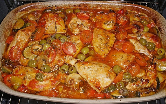 Toskánský kuřecí zapékaný pokrm