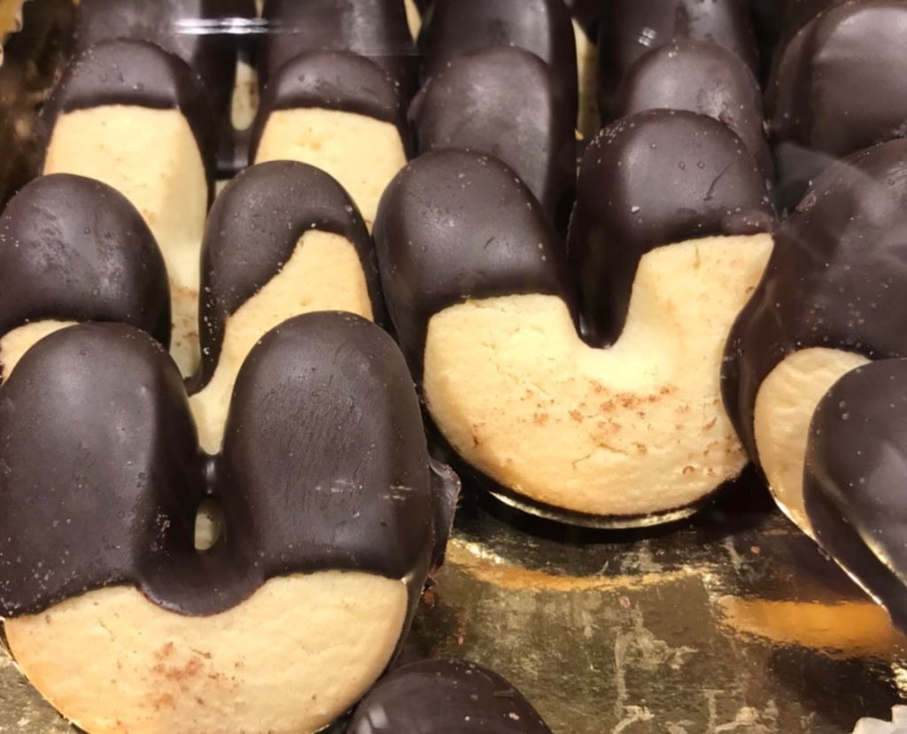 Veganské sušenky s čokoládovou polevou