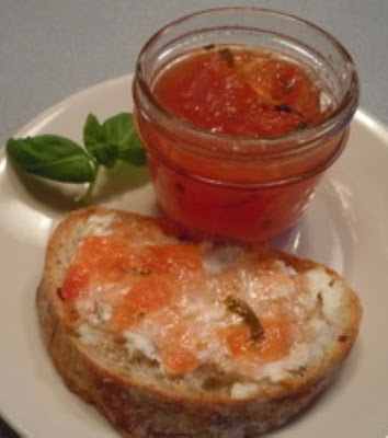 Rajčatovo-bazalkové želé