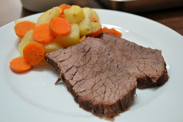 Babiččin tafelspitz z parního hrnce