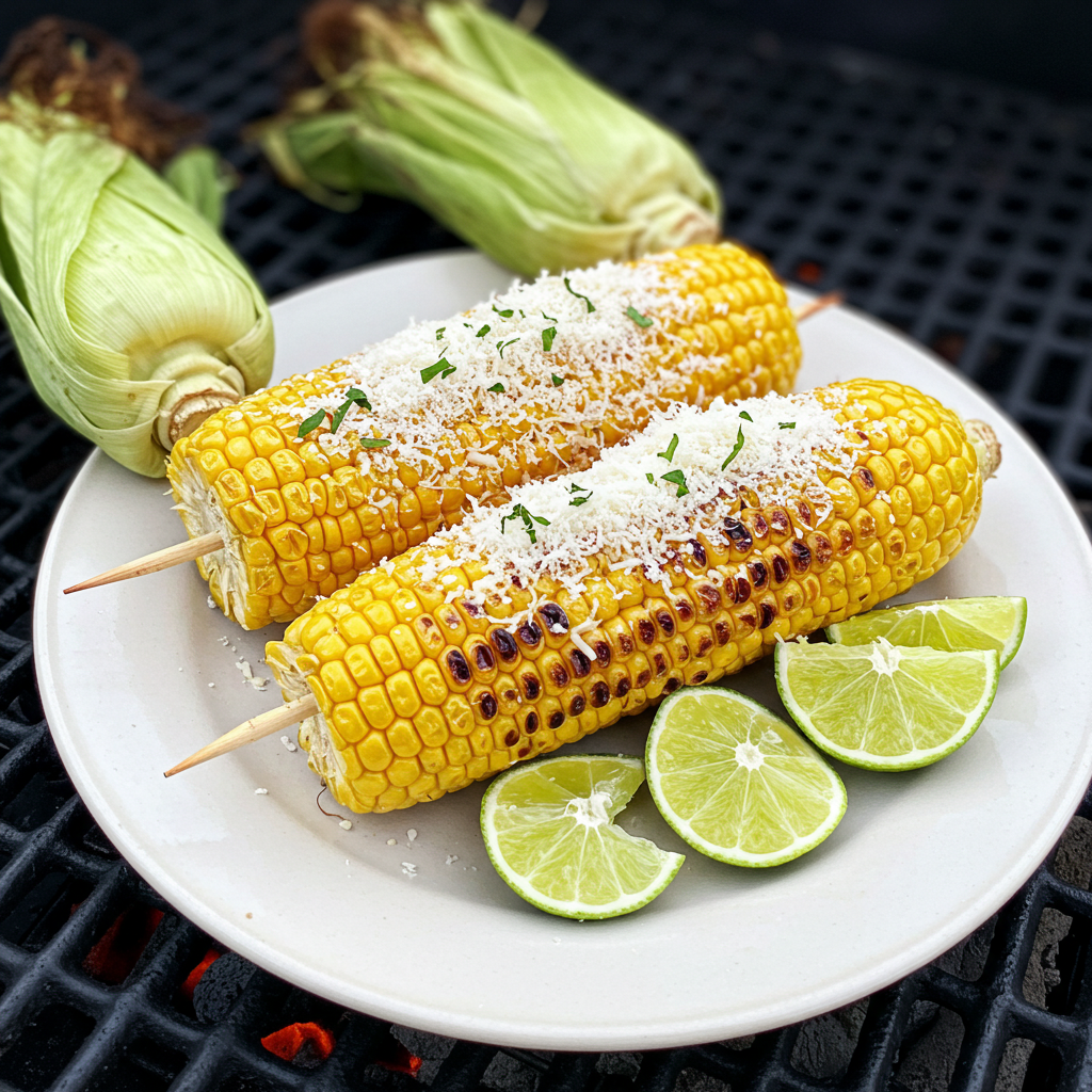Mexická grilovaná kukuřice (Elote)