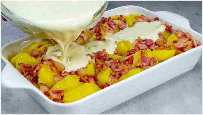 Carbonara brambory hotové za 20 minut