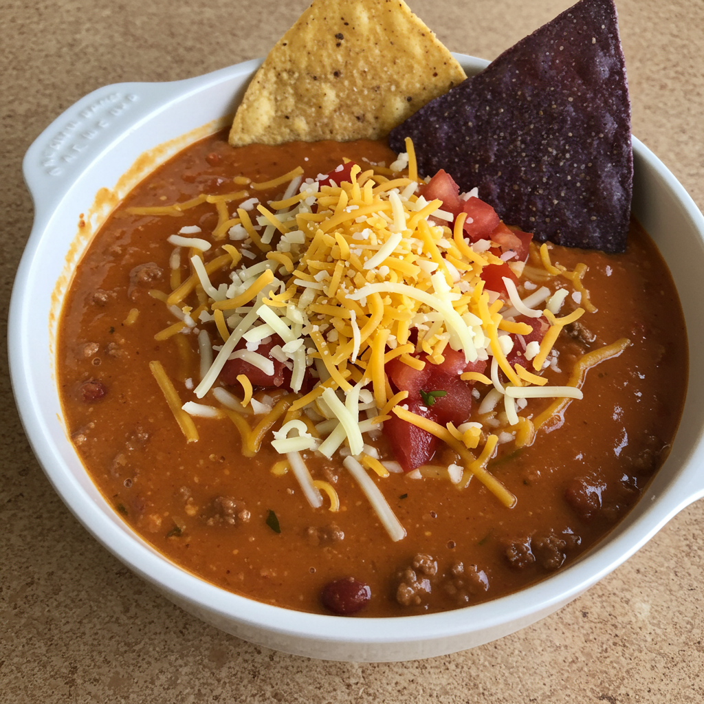 Mexické chilli con queso