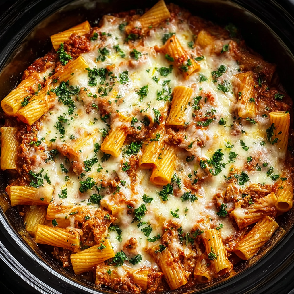 Pečené Ziti z Crockpotu – Tvůj pohodlný těstovinový pokrm
