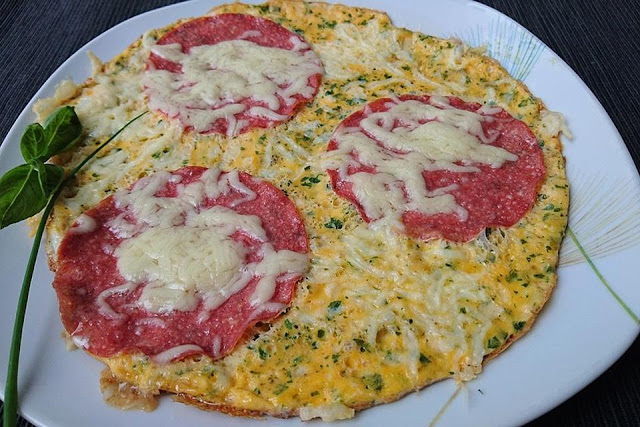 Omeletová pizza