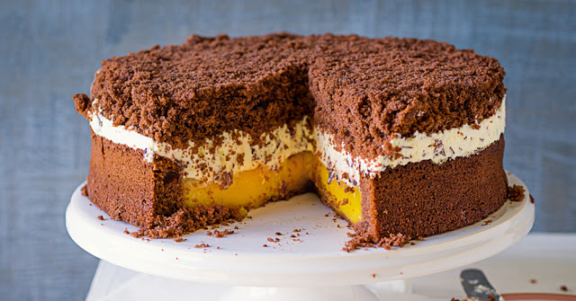 Pomerančový Spekulatius dort