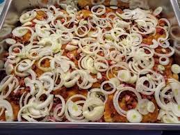 Pánev se řízkem dušená v myslivecké omáčce