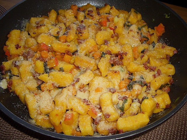 Dýňové gnocchi
