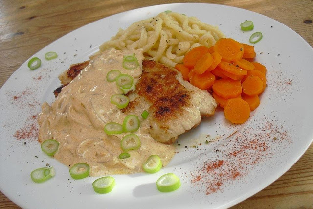 Řezané řízky s cibulí Rahm