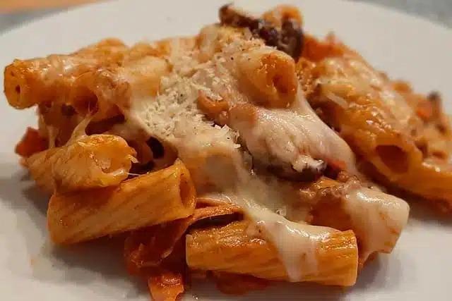 Zapečené rigatoni recept
