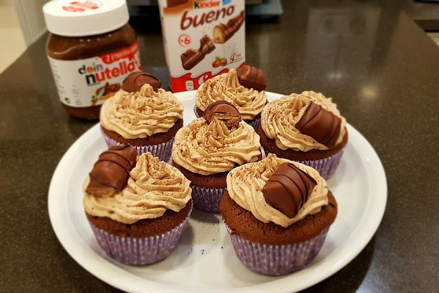 Kinder Bueno cupcakes