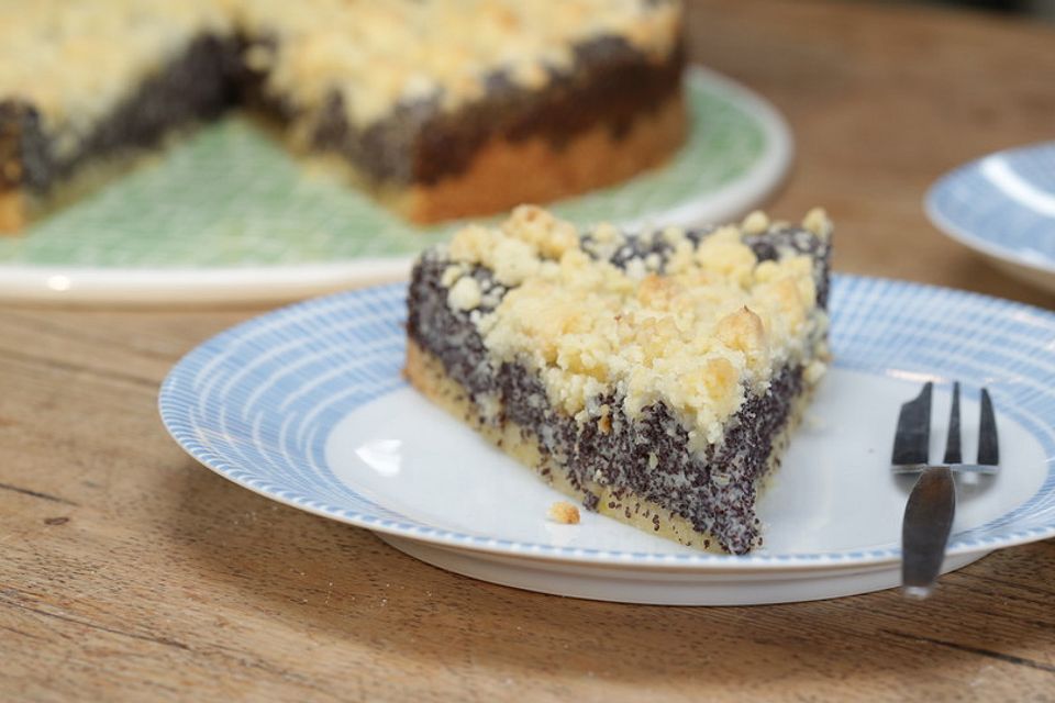 Rychlý makový koláč se drobenkou