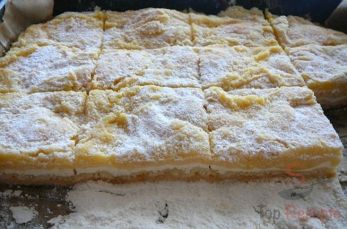 Streuselový koláč s tvarohem