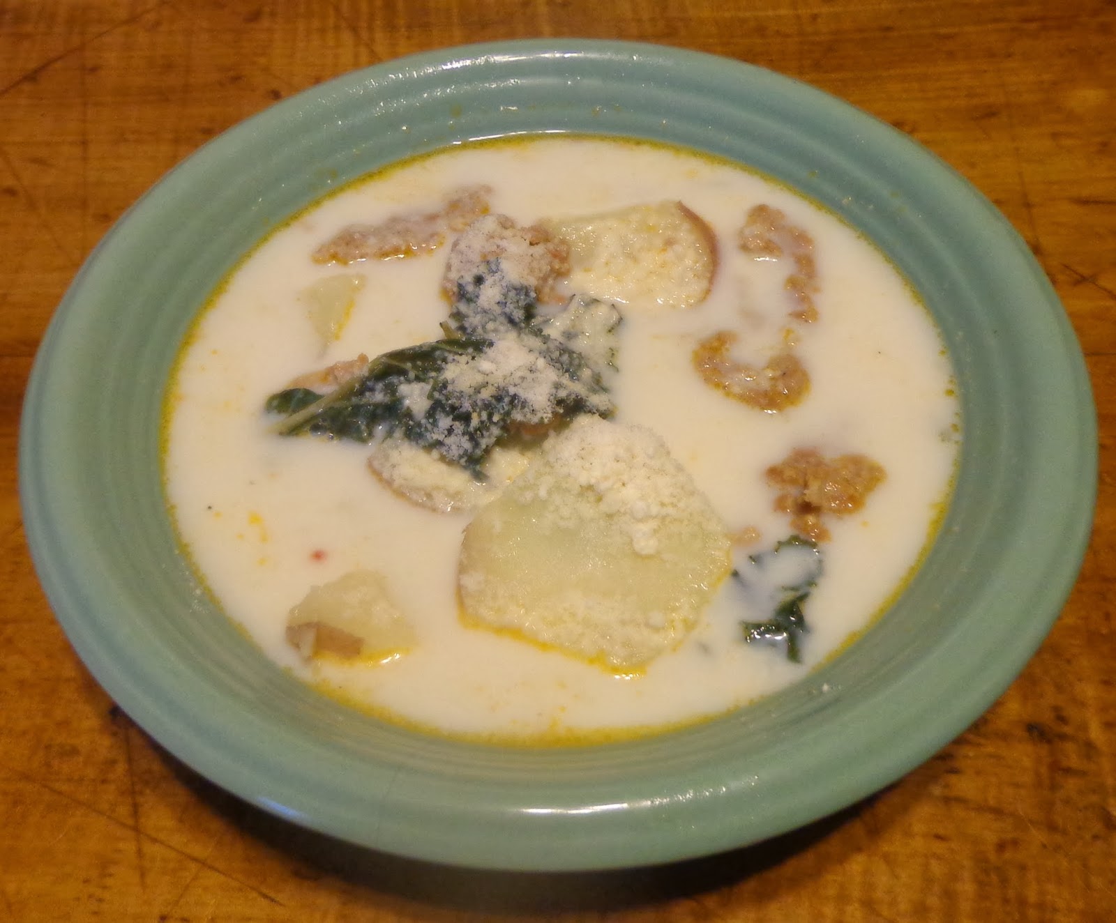 Italská uzeninová bramborová polévka