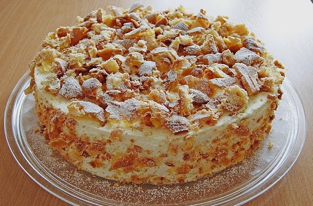 Vločkové krémové řezy