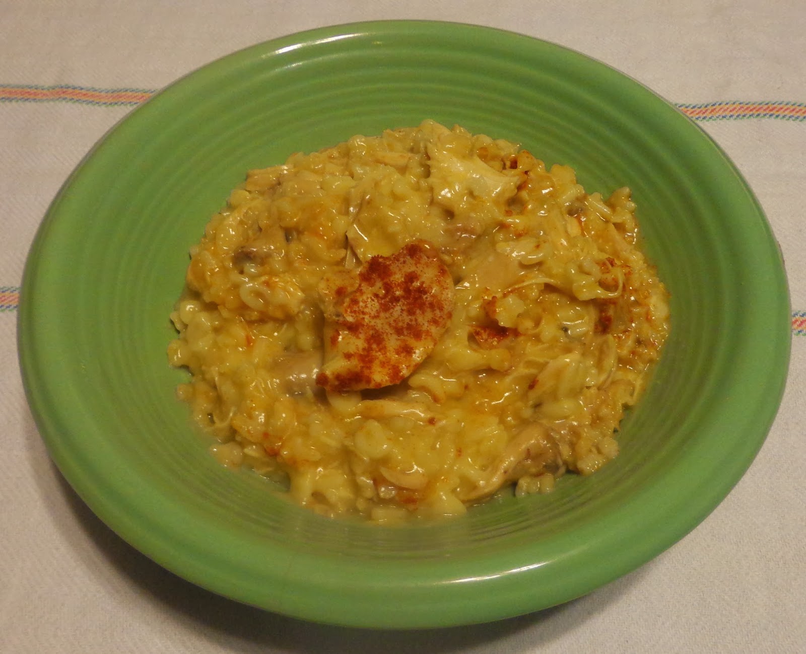 Zapečené kuře s hnědou rýží