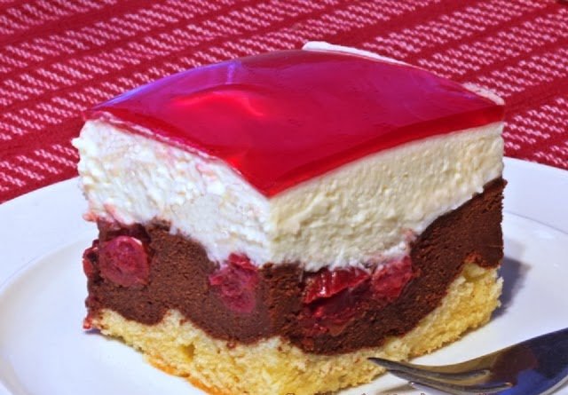 Červená karkulka – koláč na plechu