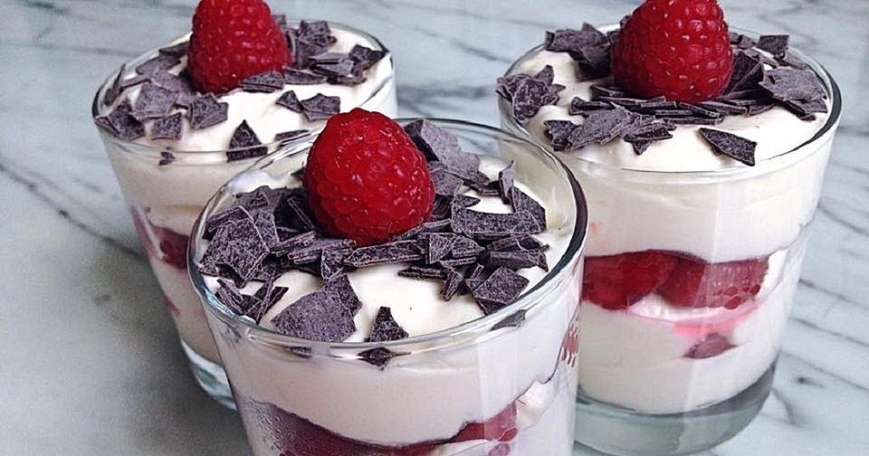 Mascarpone-malinový tvaroh