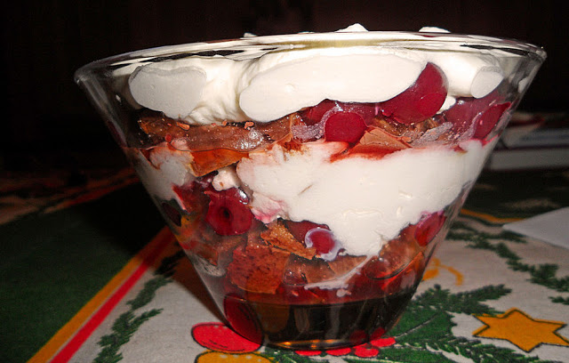 Třešňový Lebkuchen dezert