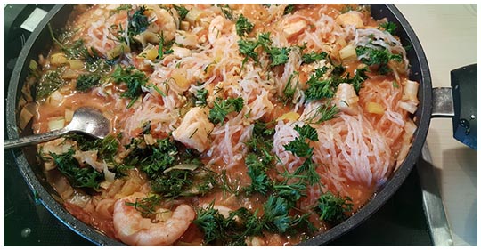 Nízkosacharidová lehká rybí pánev