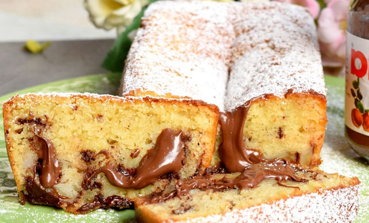 Banánovo-Nutellový dort s Thermomixem