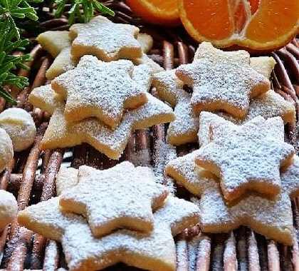 Citronové hvězdičky se zakysanou smetanou