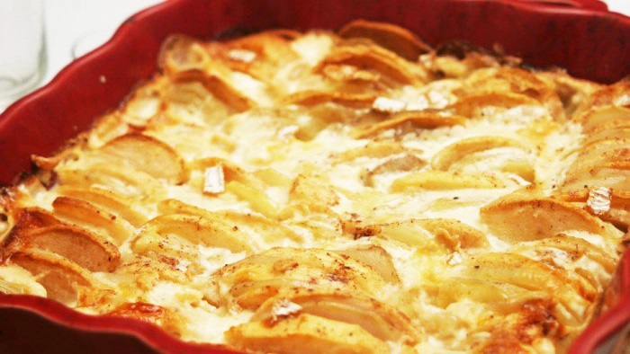 Bramborový Camembert Gratin