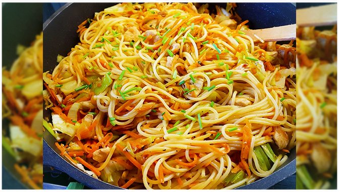 Čínské smažené nudle hotové za 15 minut!