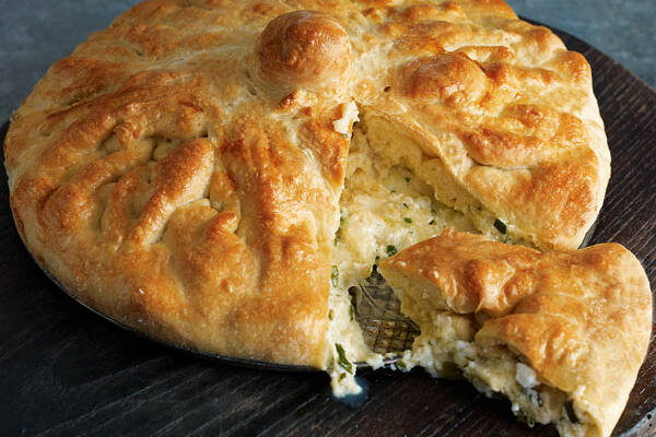 Řecký sýrový chléb