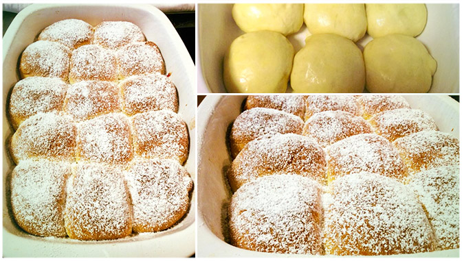 Buchty s meruňkovou náplní a vanilkovou omáčkou – super snadné!