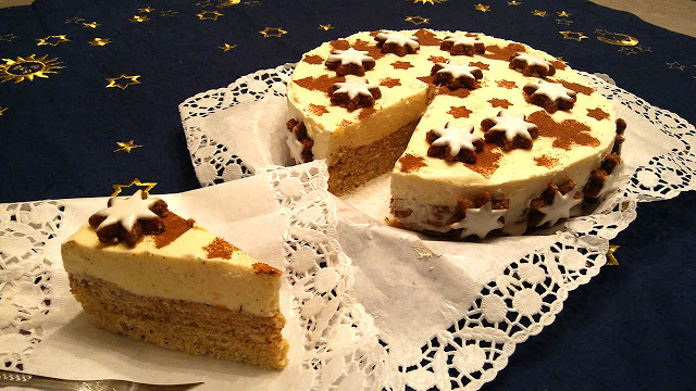 Vánoční dort Baumkuchen s krémem z Verpoorten Original Eierlikör