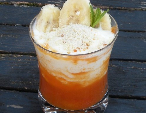 Banánovo-pomerančová pěna