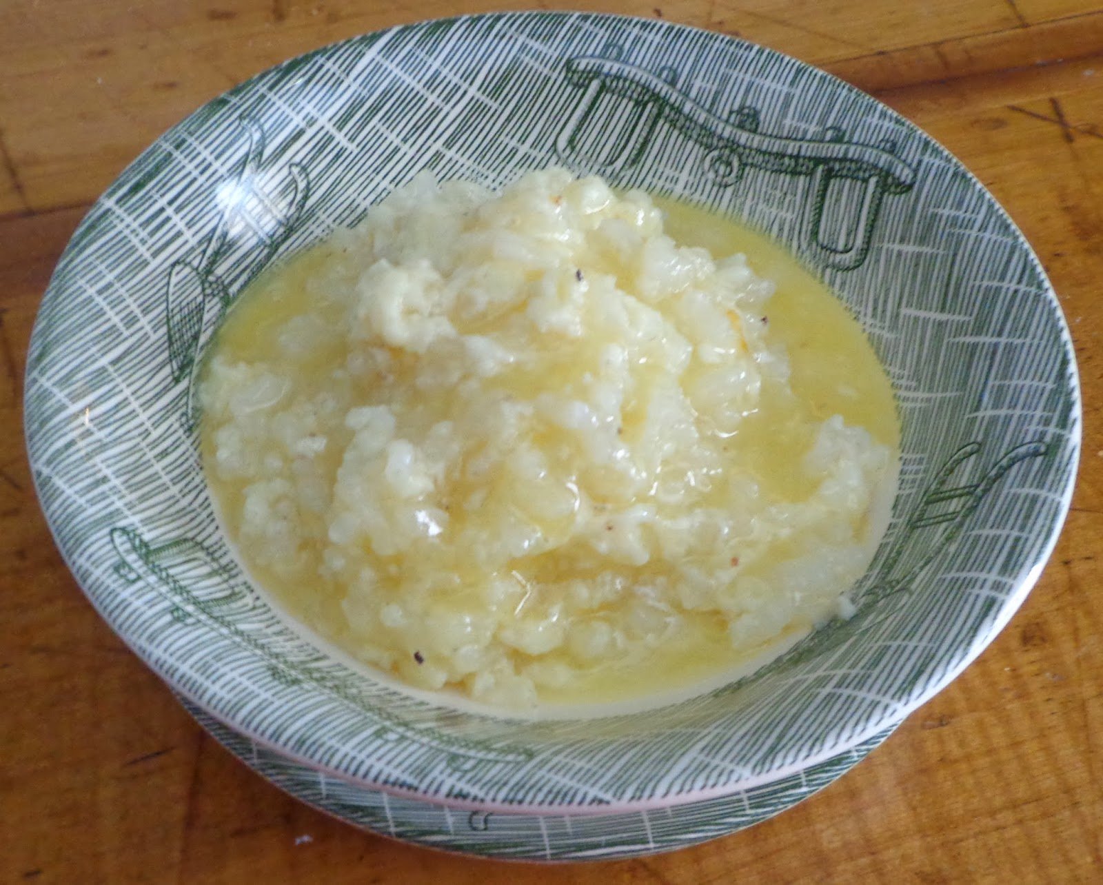 Rýžový nákyp s citronovou omáčkou