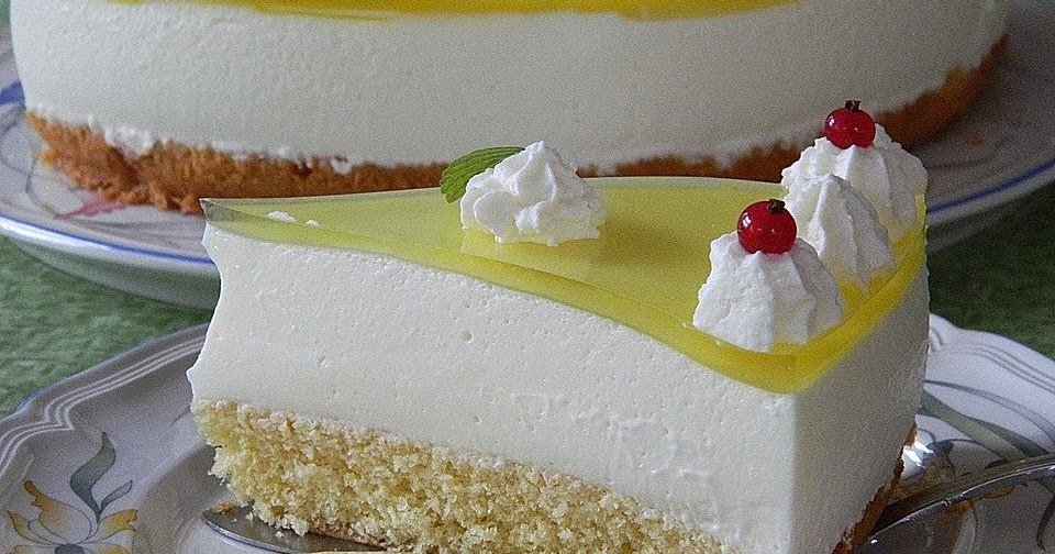 Jednoduchý citronovo-jogurtový dort