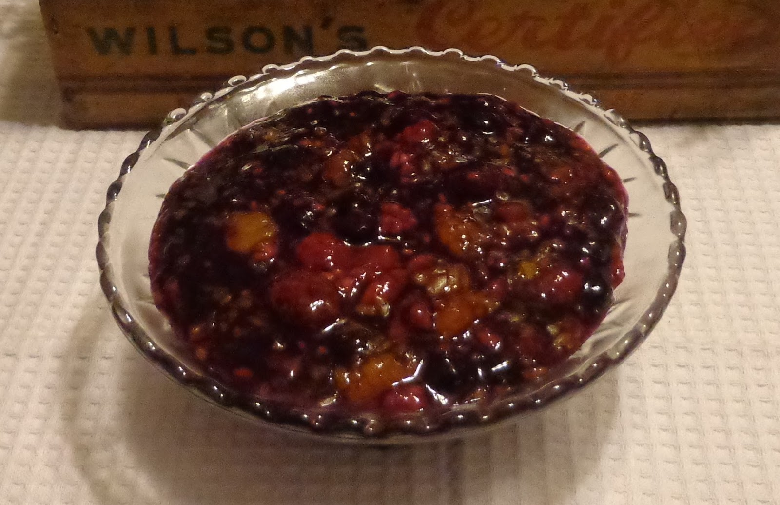 Kompot z pomerančů a bobulí