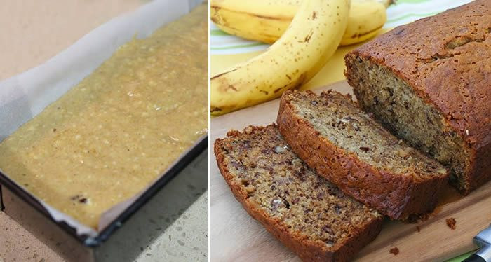 Jak upéct chutný a lehký banánový chléb