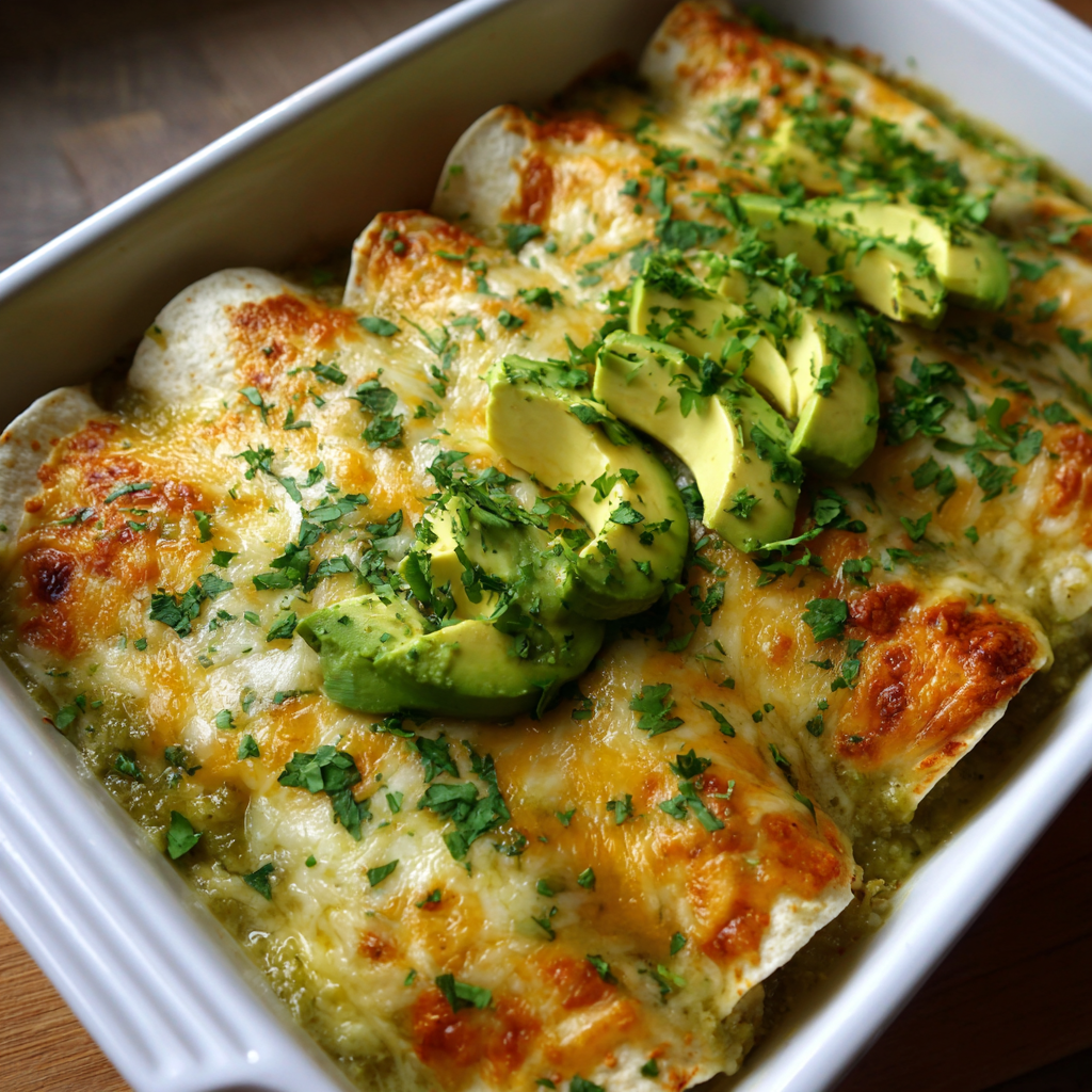 Kuřecí avokádové enchilady