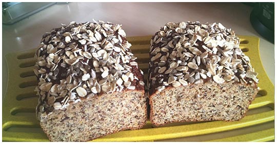 Nízkosacharidový jednoduchý chléb