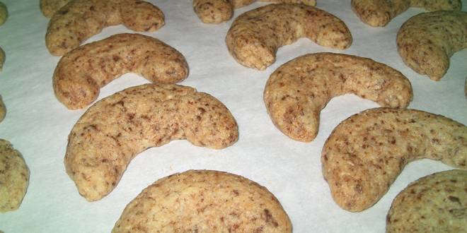 Nízkosacharidové vanilkové rohlíčky