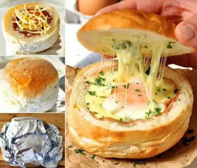 Recept na housku s vejcem a šunkou