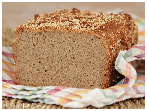 Celozrnný pohankový chléb s praženým amarantem