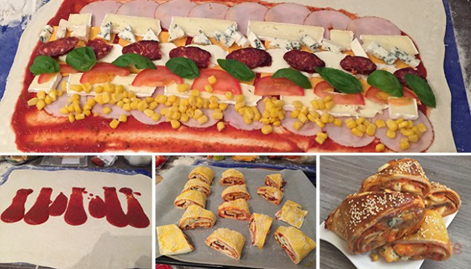 Listové trojúhelníčky na párty