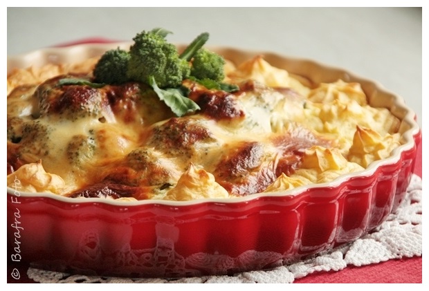 Bramborovo-brokolicový nákyp