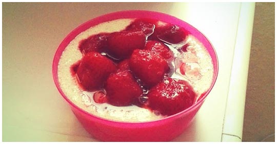 Jednoduchý krupicový pudink