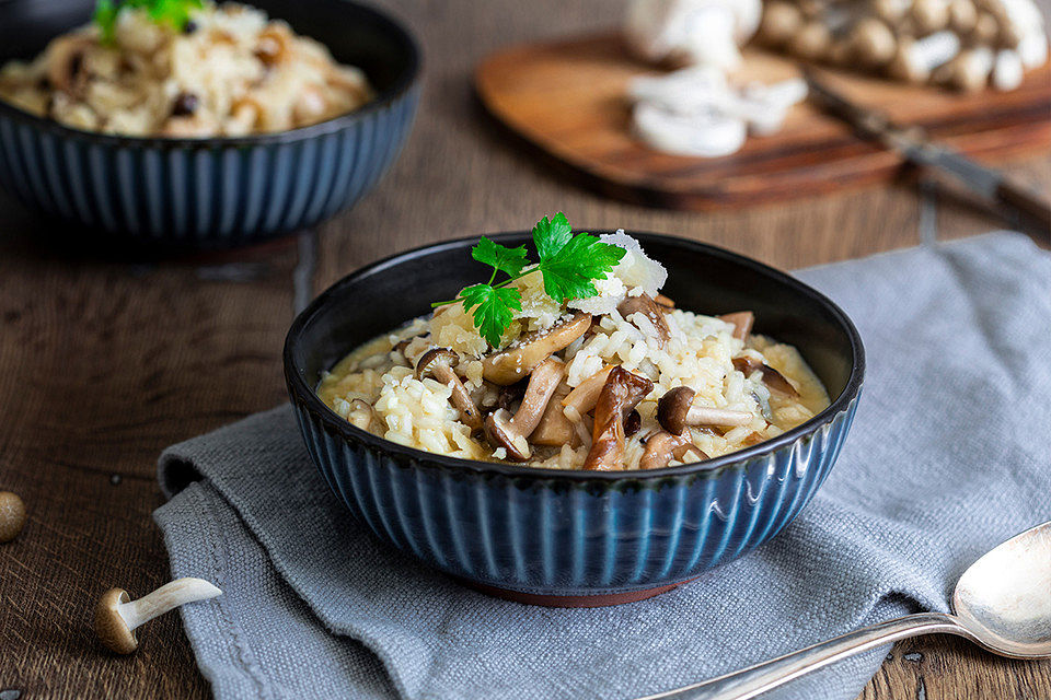 Houbové rizoto
