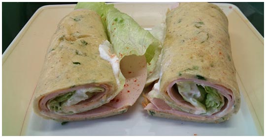 Nízkosacharidová tortilla