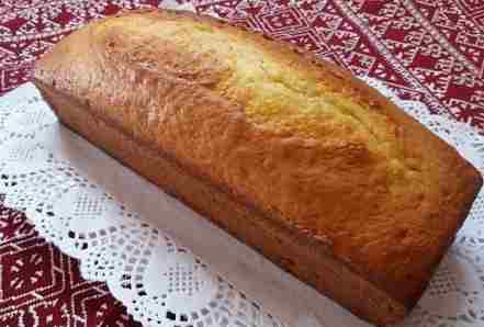 Mandarinkový bábovkový dort