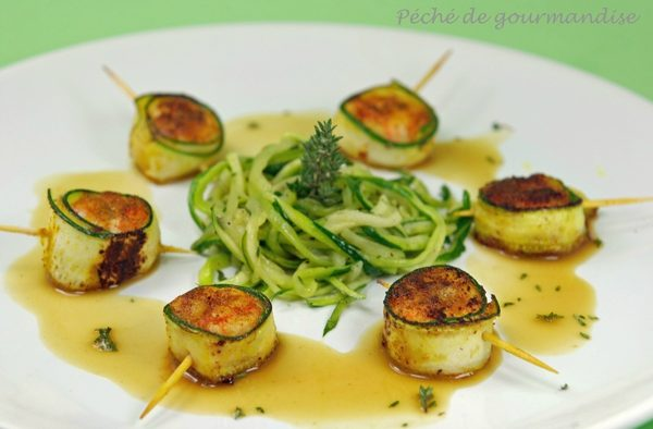 Restované langustiny s kari a česnekovou šťávou podle Jean-Claude Rigolleta