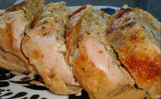 Gefüllte Hähnchen Rouladen