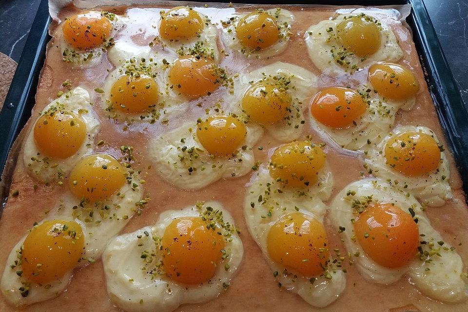 Smažená vejce koláč